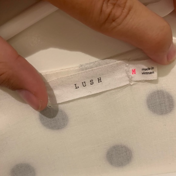 LUSH polka dot wrap dress - Picture 4 of 6